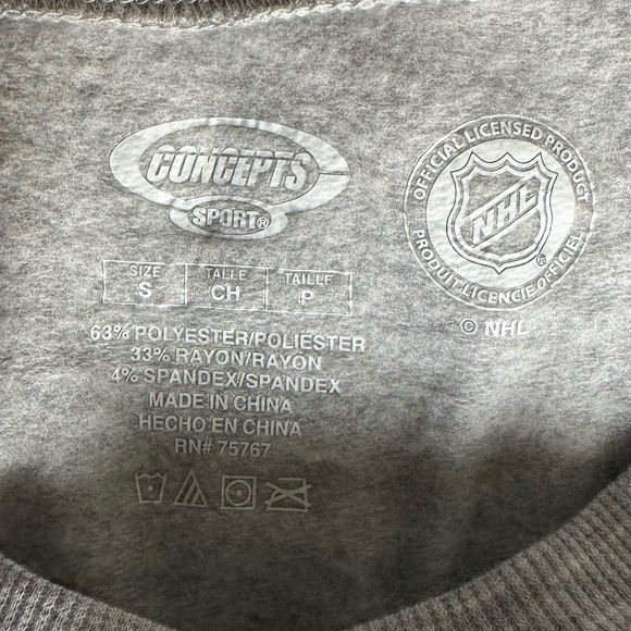 💫 BRAND NEW 💫 NHL CONCEPTS SPIRIT Tampa Bay Lightning Hockey Crewneck - Picture 4 of 4